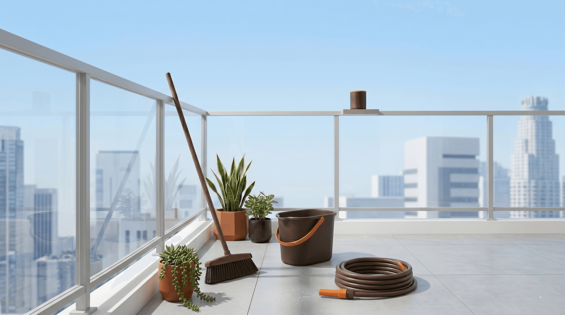 Terrace Cleaning
