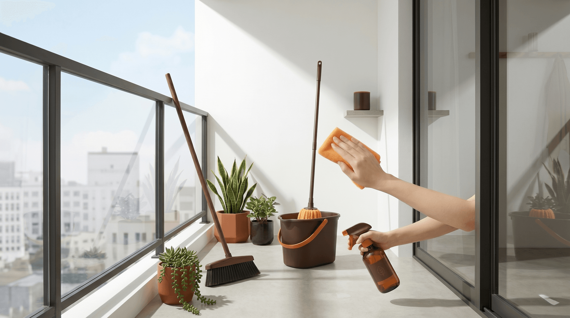 Balcony Cleaning
